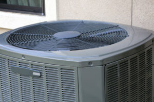 An outdoor air conditioning unit.